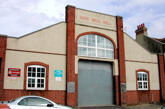 Hove - Marmion road Drill Hall - Front Elevation